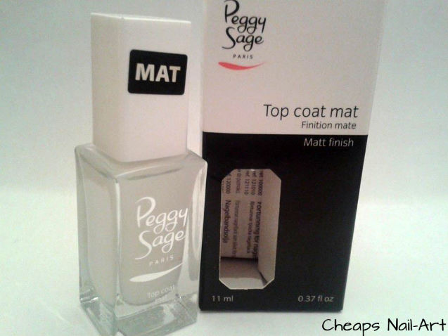 Cheaps Nail-Art Top coat matt test.